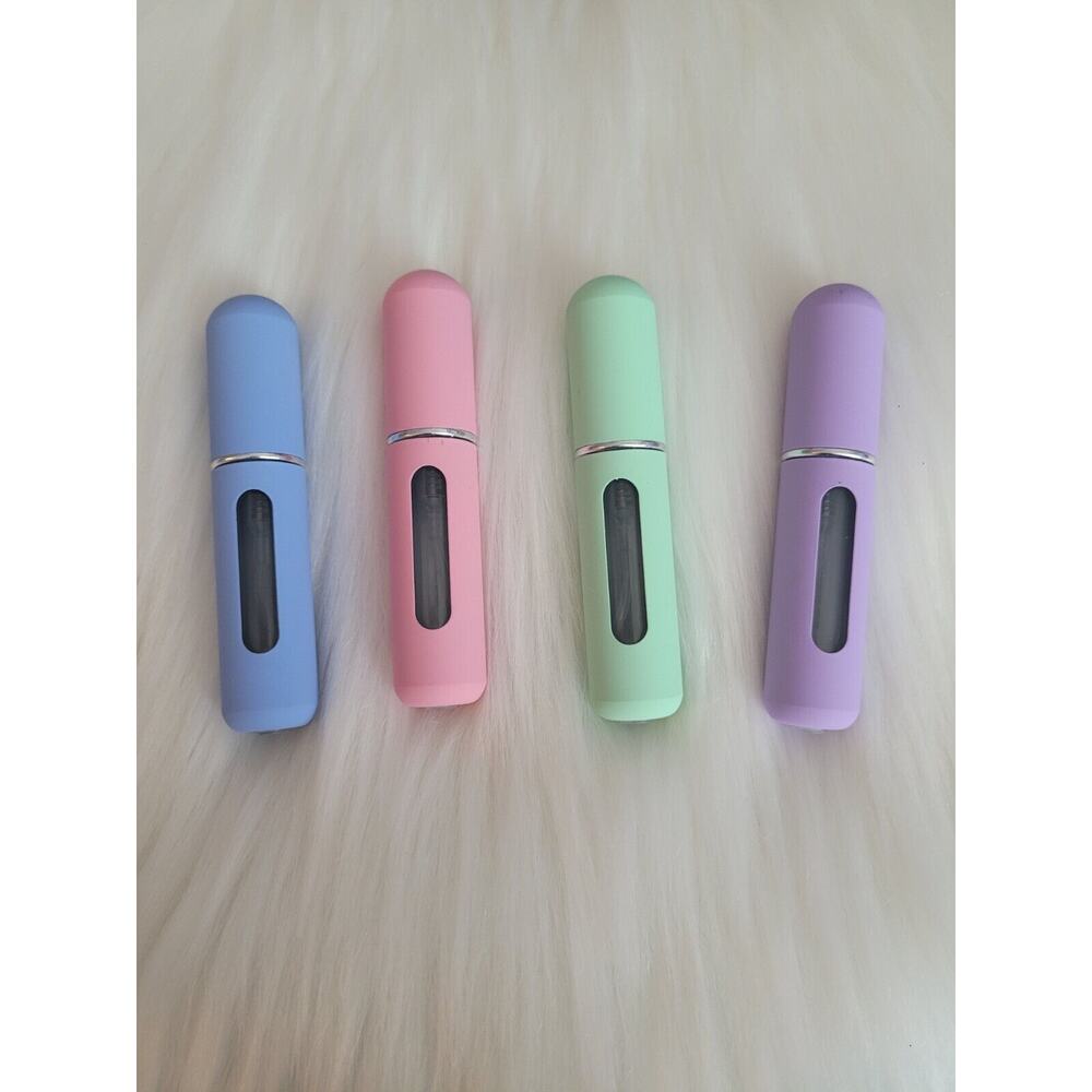 Four Refillable Portable Mini Travel 5ml Perfume Spray Scent‎ Bottles-New